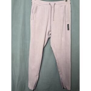 YoungLA The Perfect Joggers Men size L Cotton Tapered Stretch Waist lavender